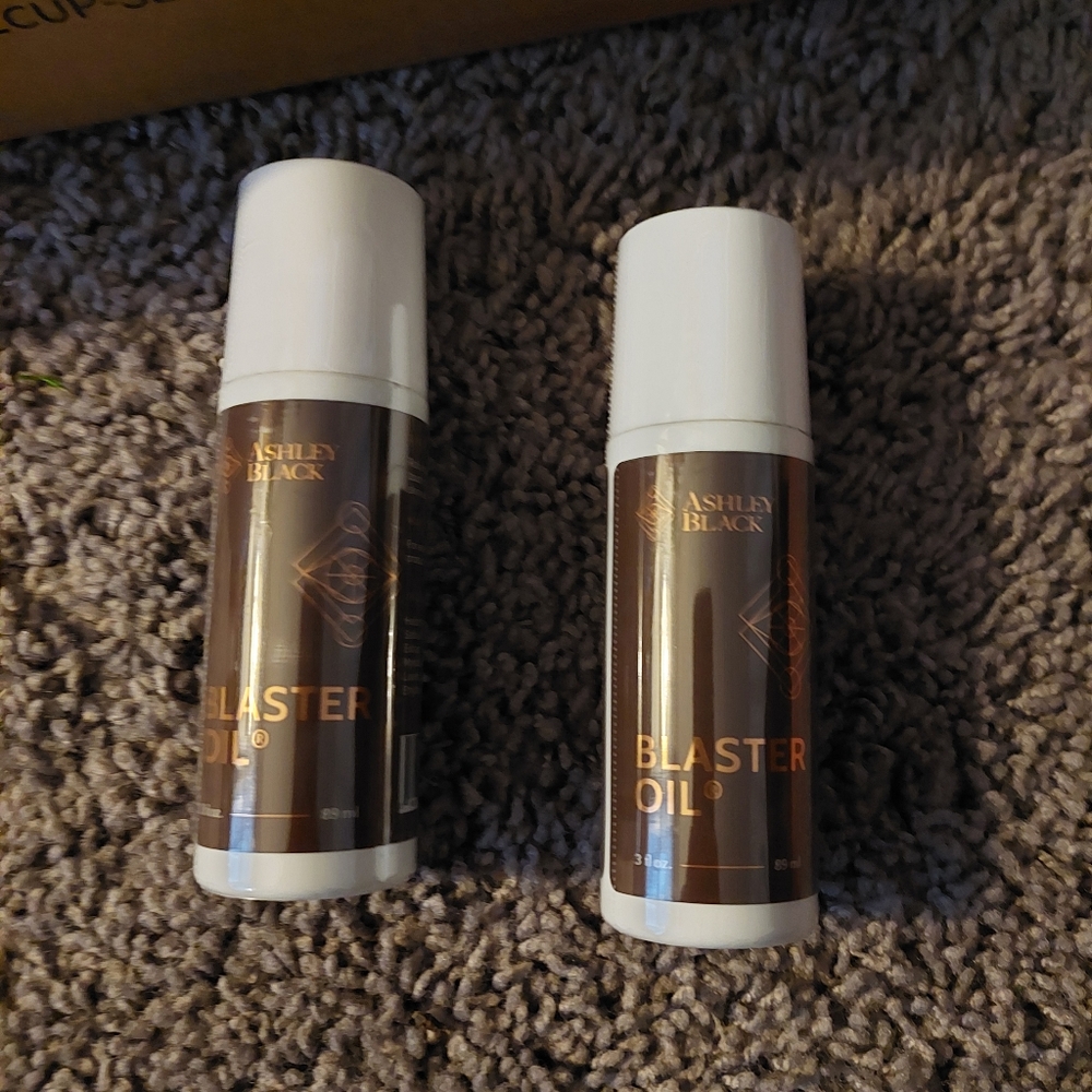 2-Brand New Ashley Black ROLL ON Fascia blaster oil